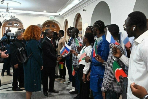Президент Гвинеи-Бисау и Раис РТ встретились со студентами КФУ